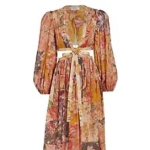 Zimmermann Patti Floral Patchwork Maxi Dress SIZE 0 NWT